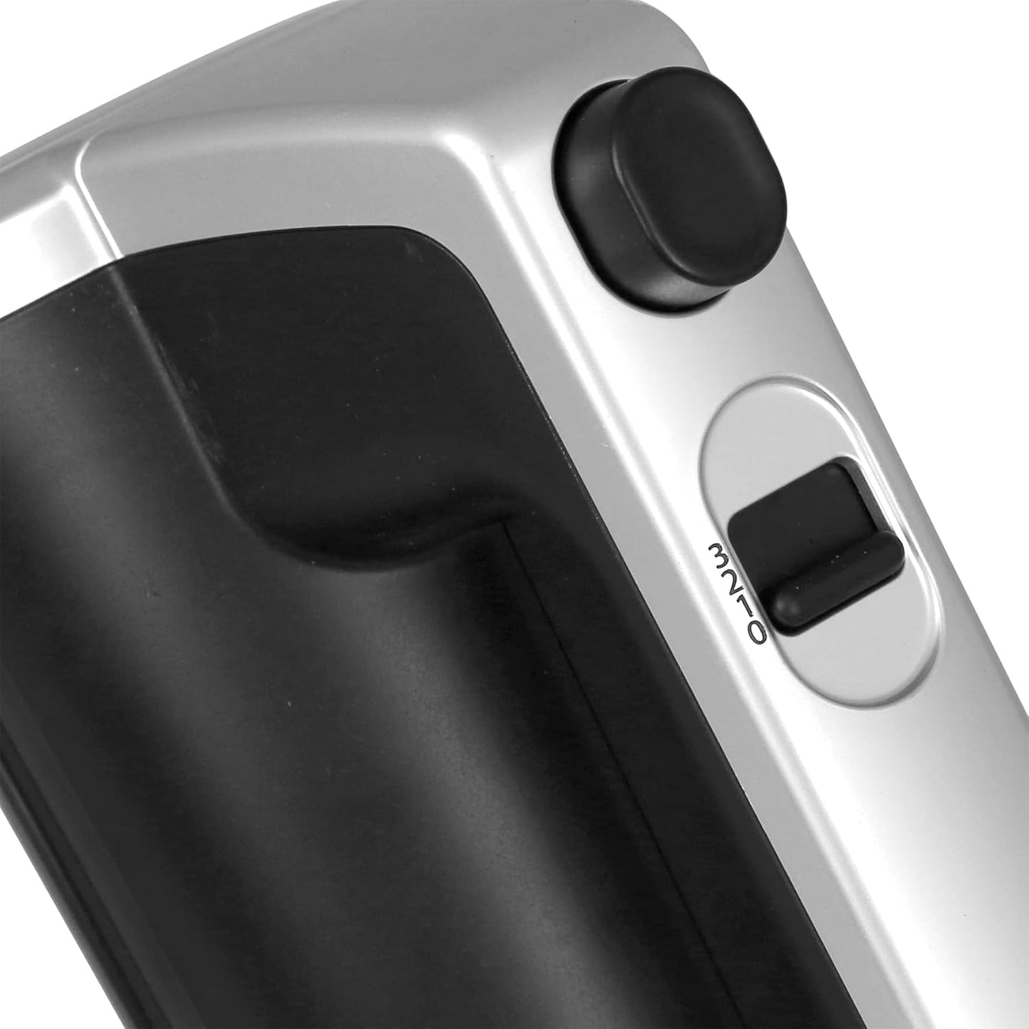 Akku-Handmixer mit 2 Rührstäben, 3 Geschwindigkeiten, Schwarz