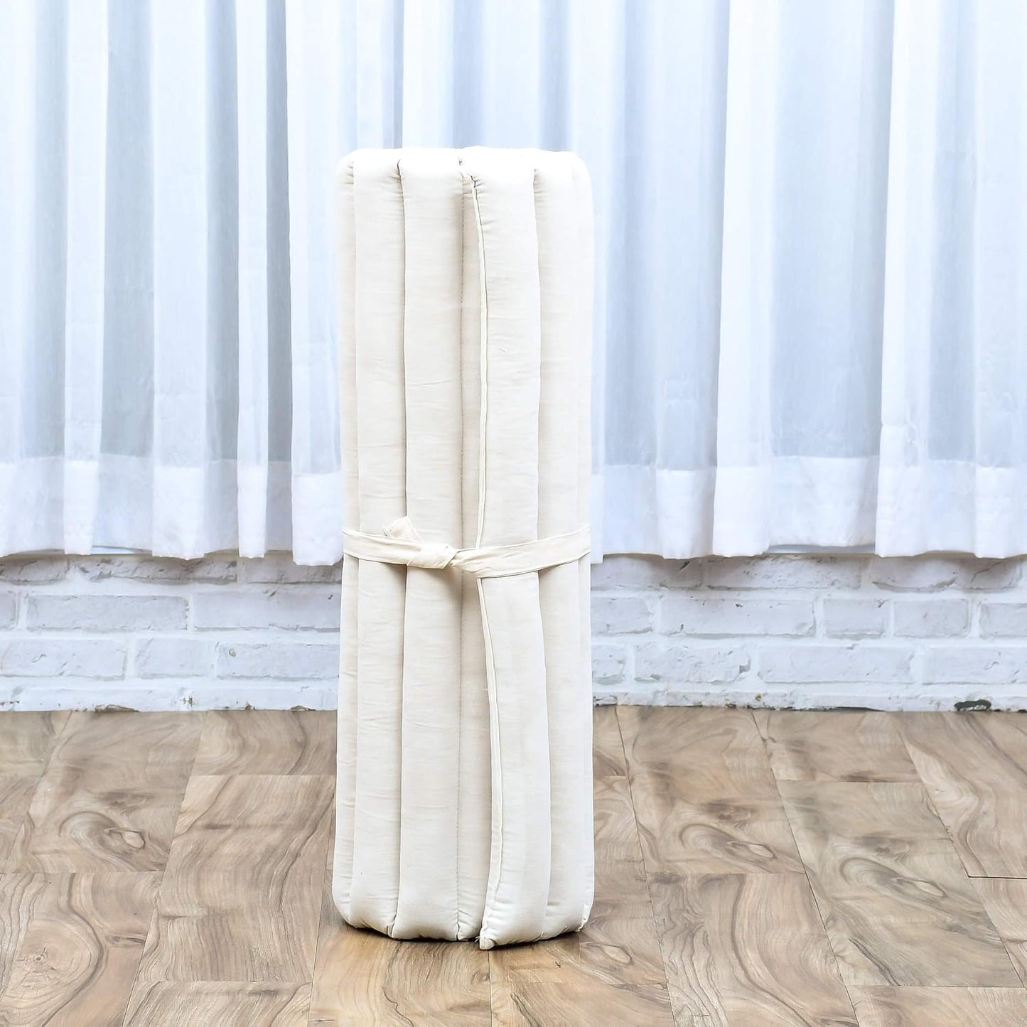 Meditationskissen Set Zafu und Zabuton, Cl01 - Naturweiß