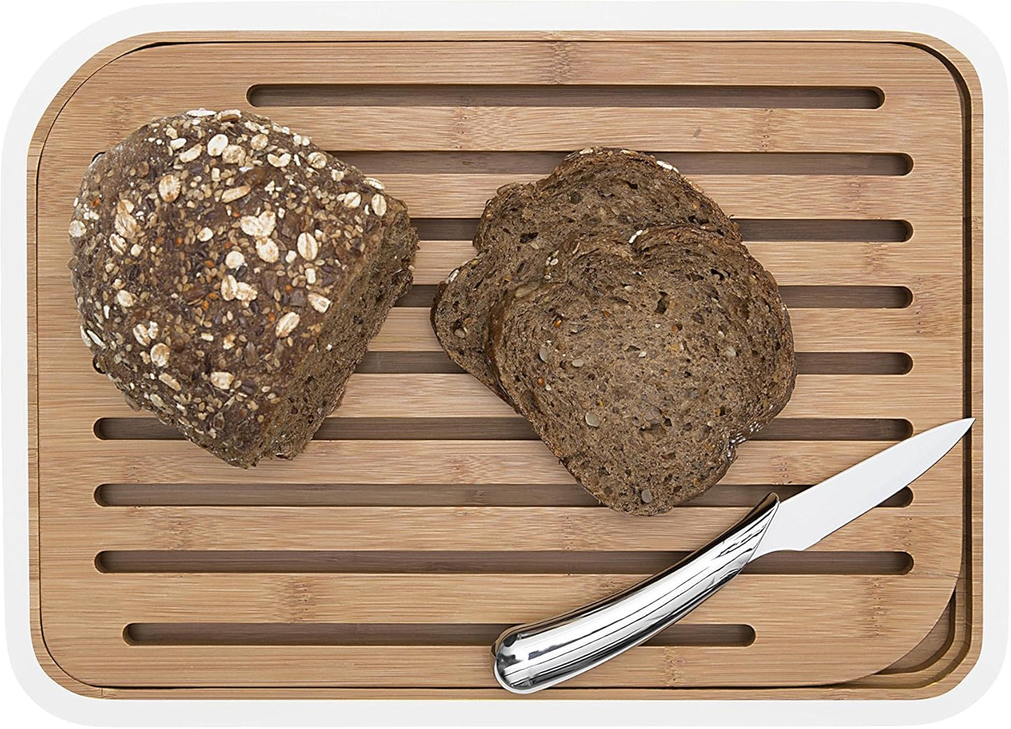 Brotschneidebrett, 25 x 35 cm, Weiss