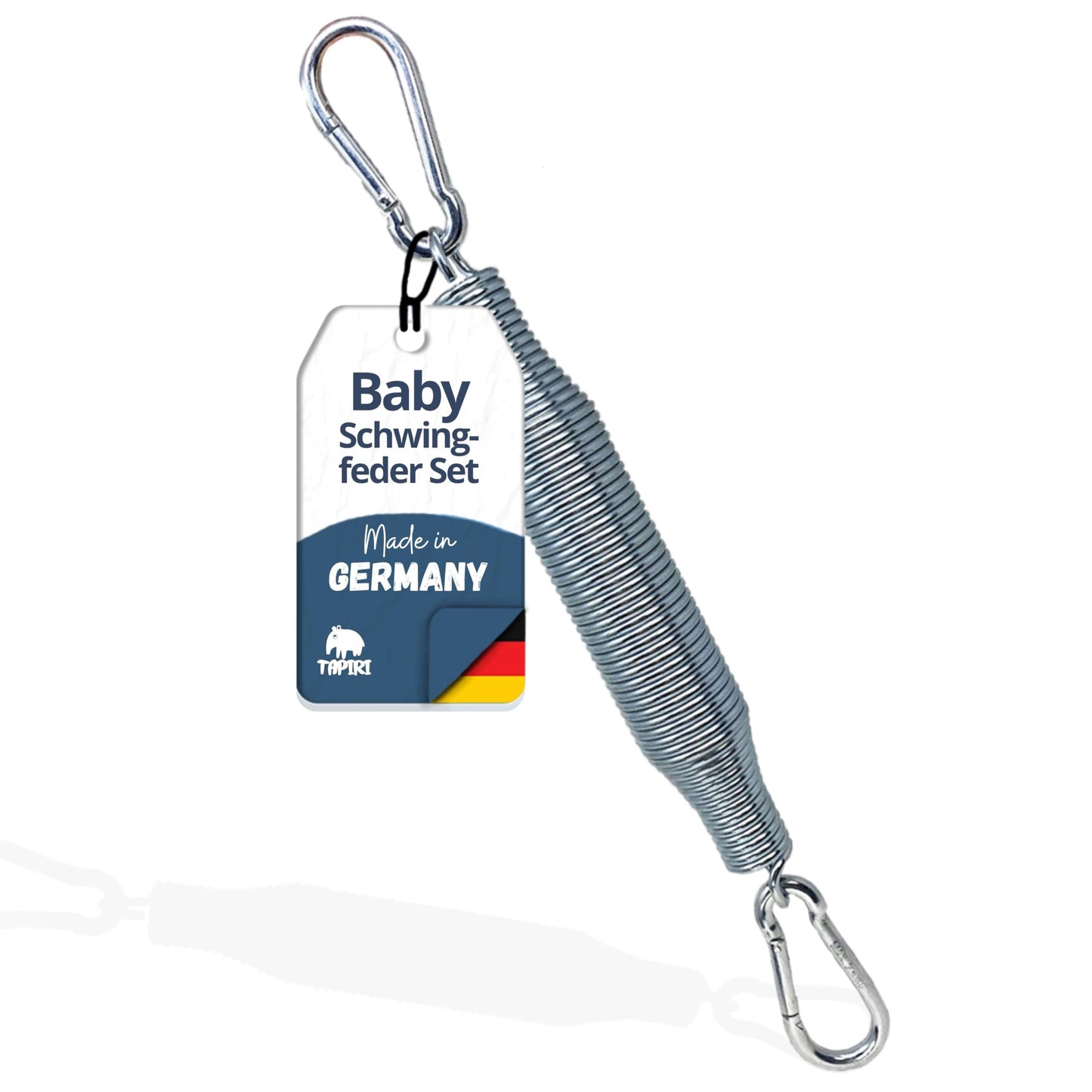 Schwingfeder-Set für Babywiege mit Karabinern