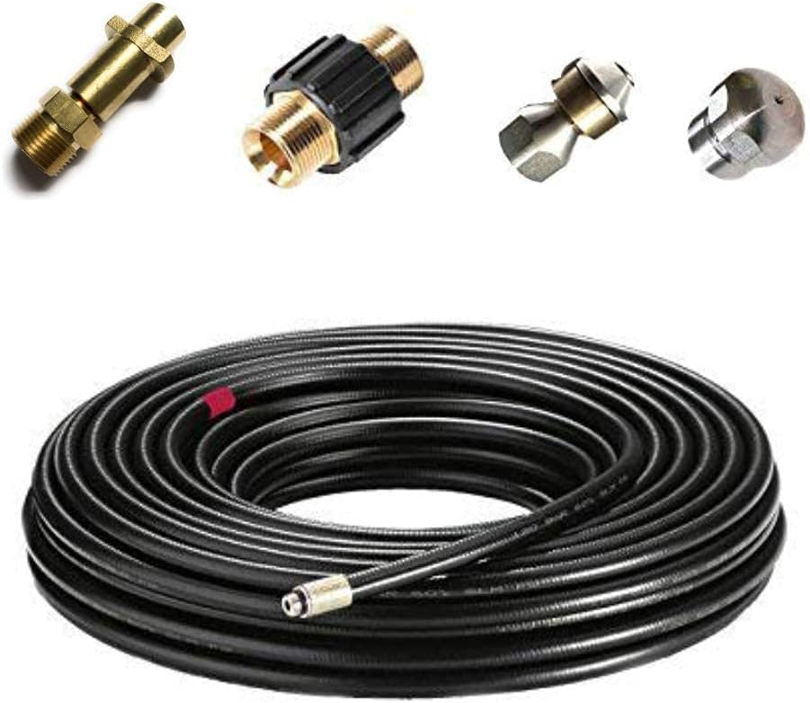 Rohrreinigungsschlauch-Set PROFESSIONAL, 60 Meter