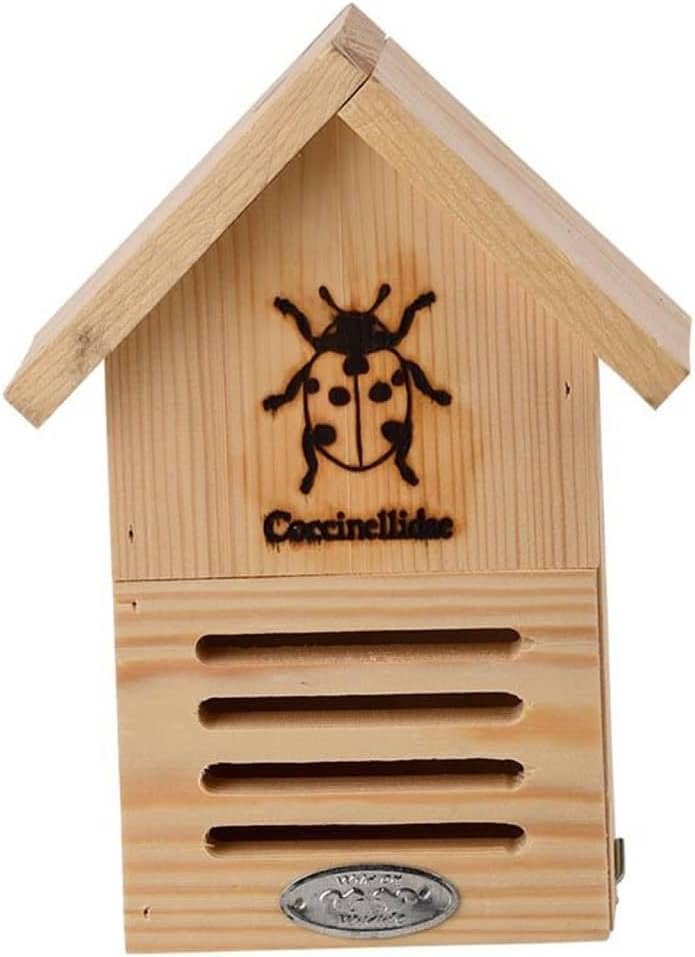 Marienkäferhaus mit Silhouette