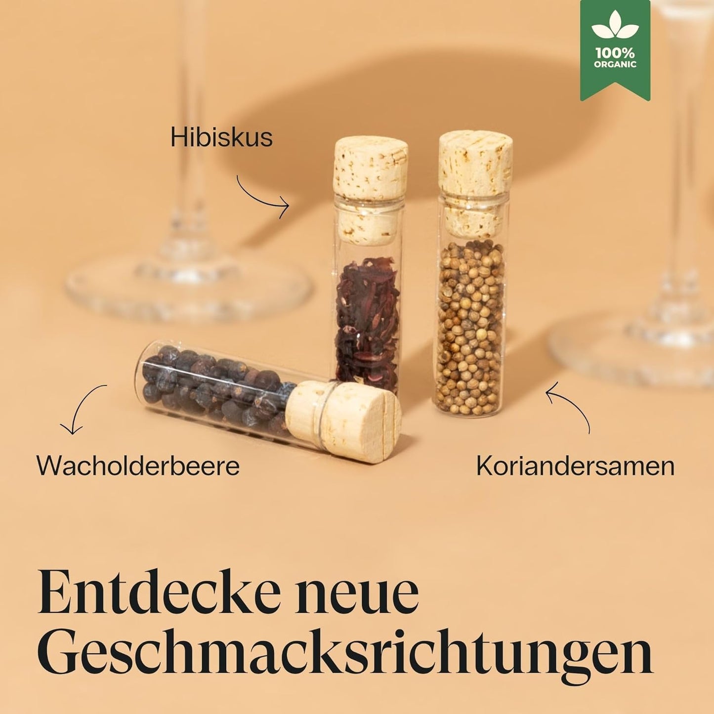 Gin-Tonic Cocktail-Set, Gold