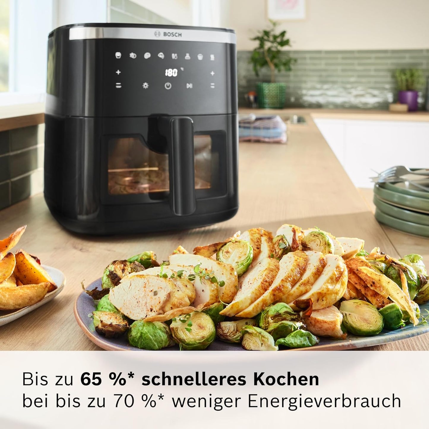 Serie 6 Air Fryer, Schwarz
