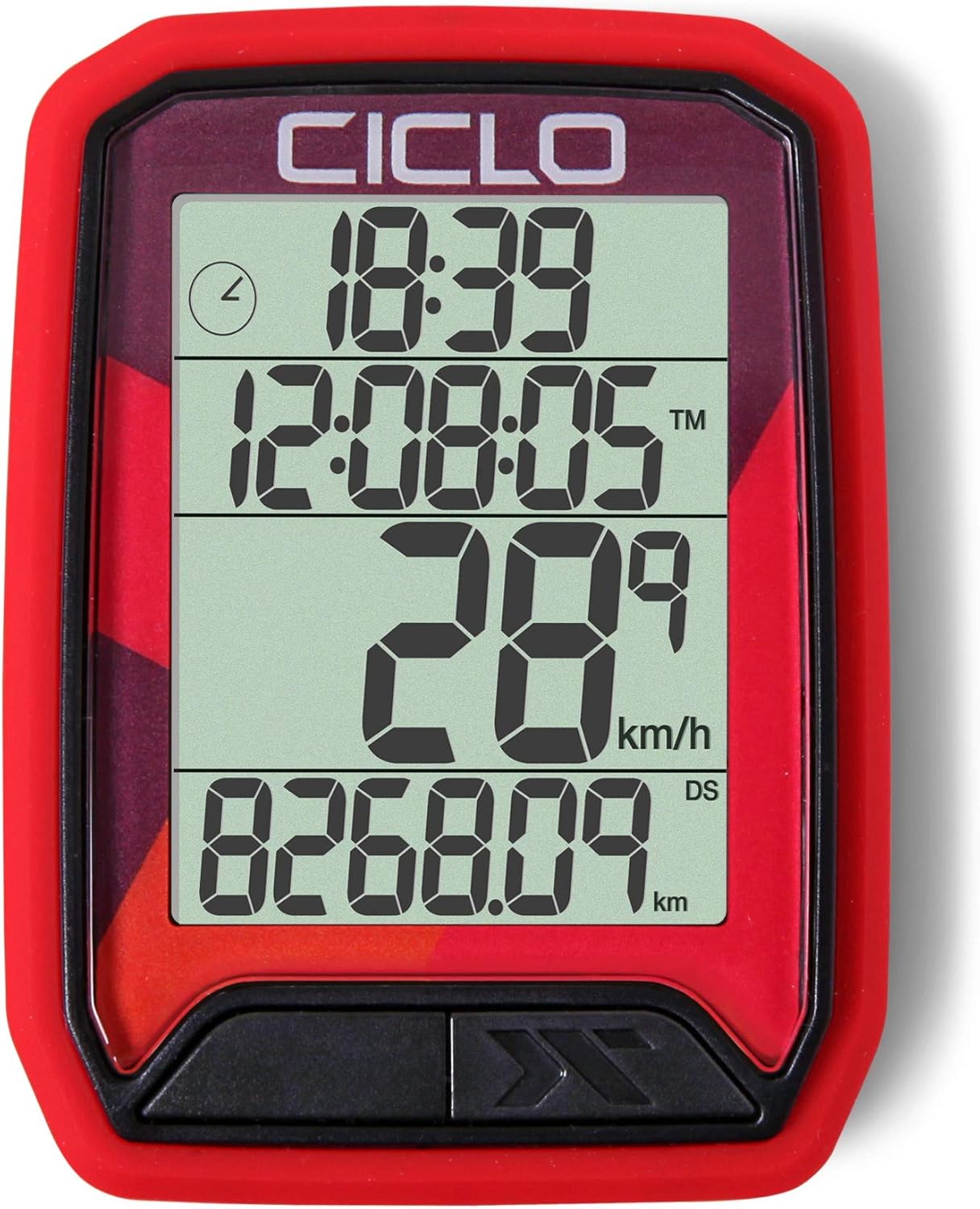 Protos 213 Velocomputer, in rot