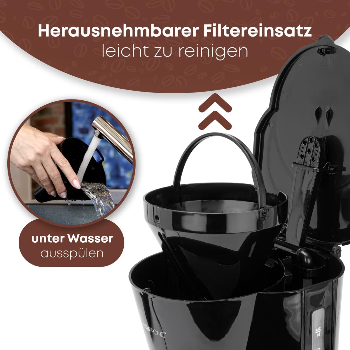 Kaffeemaschine KA 3473, Schwarz