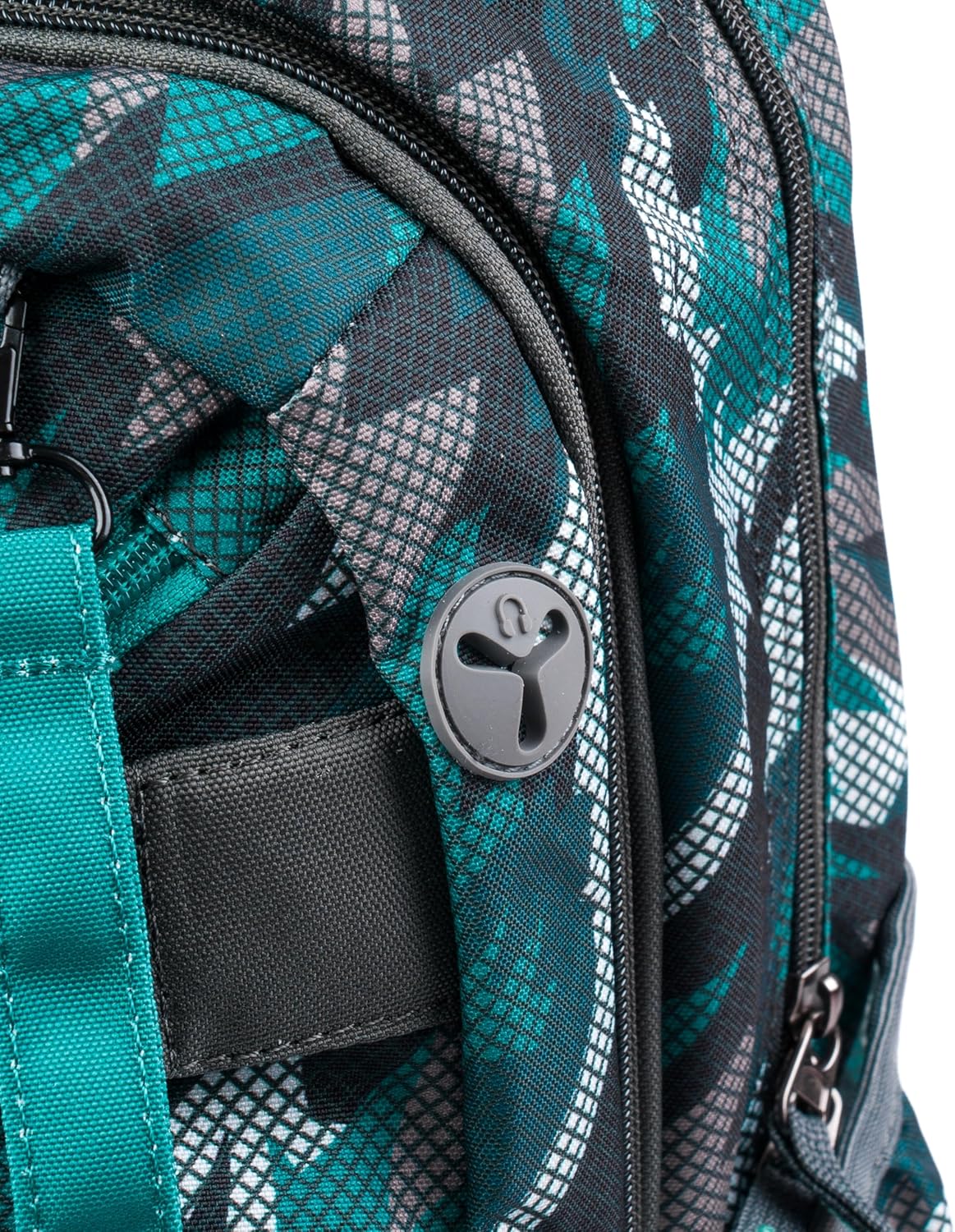Rucksack-Set, Grau/Grün