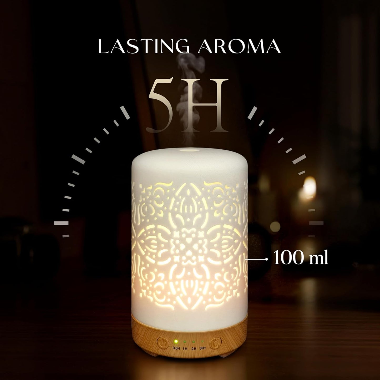 Aroma Diffuser, Keramik Weißer