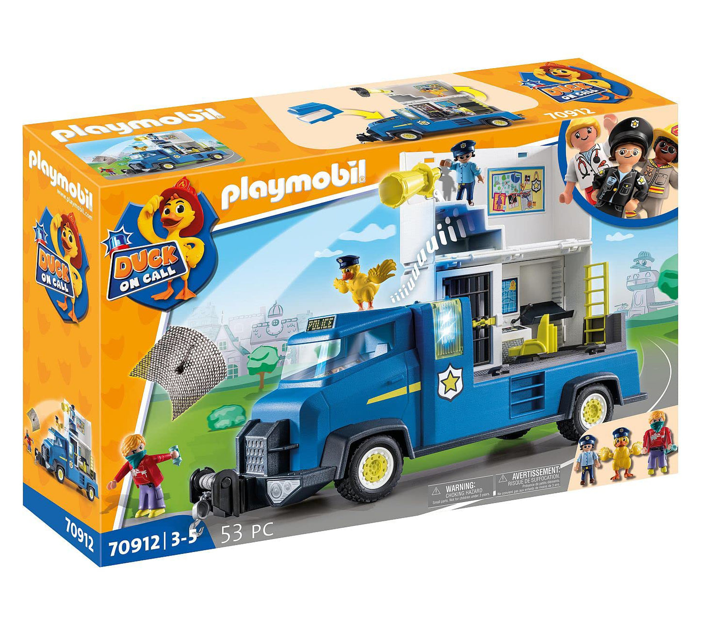 70912 DUCK ON CALL Polizei Truck, Konstruktionsspielzeug