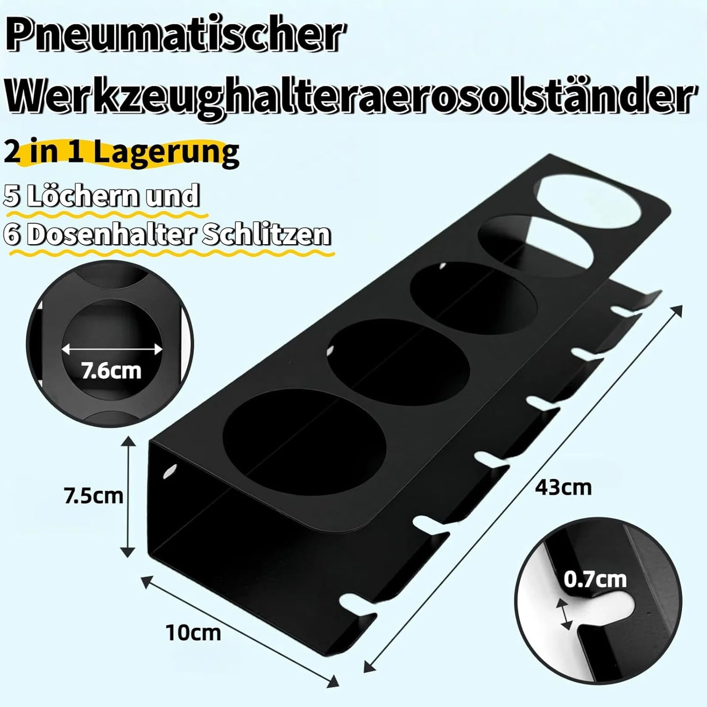 Werkstatt Dosenhalter 2er-Set