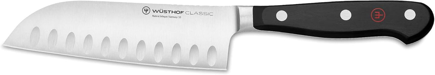 Classic Santoku, Schwarz 14 cm