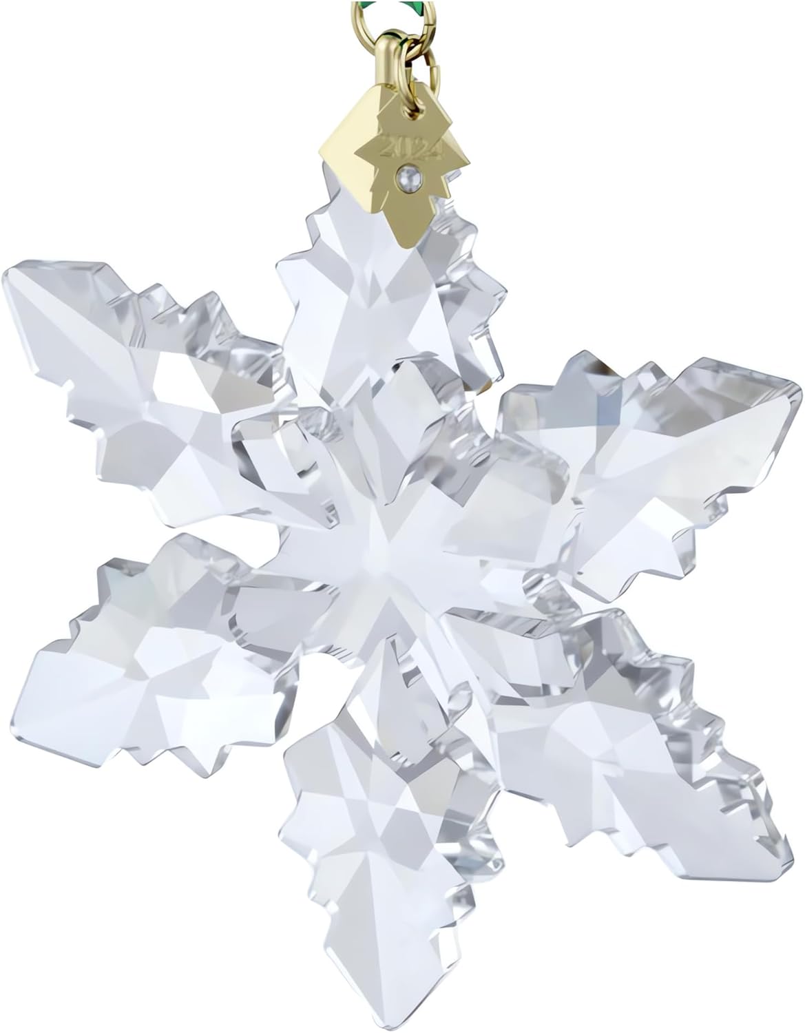 Annual Edition Kristallornament 2024 Schneeflocken-Design, Annual Edition Ornament 2024 Gold