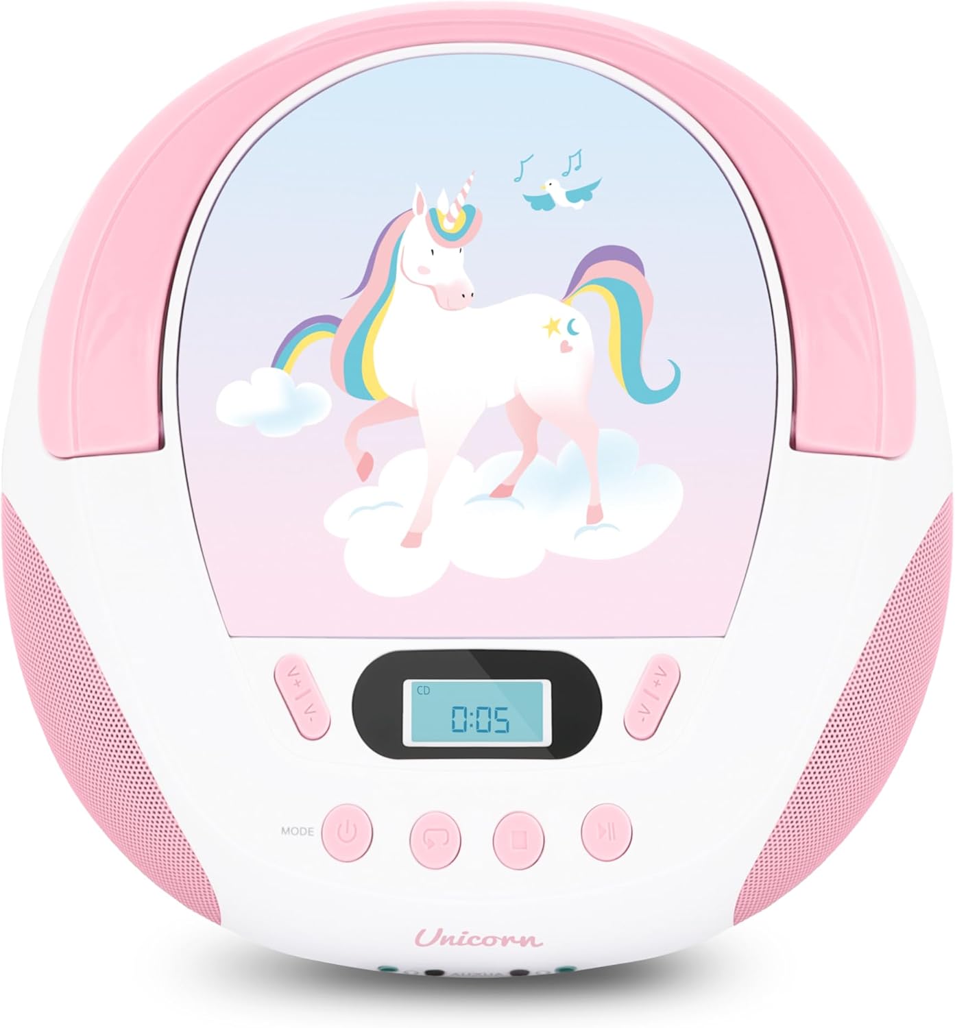 Unicorn CD-Player für Kinder, Rosa