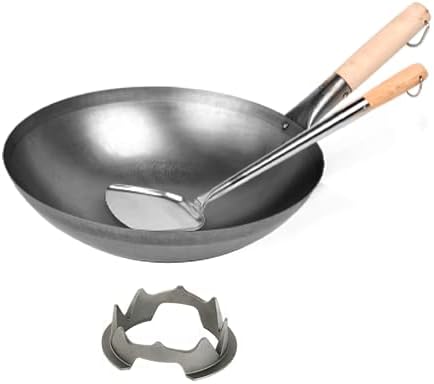 5-teiliges BBQ-Disk Wok-Set mit Wok-Krone