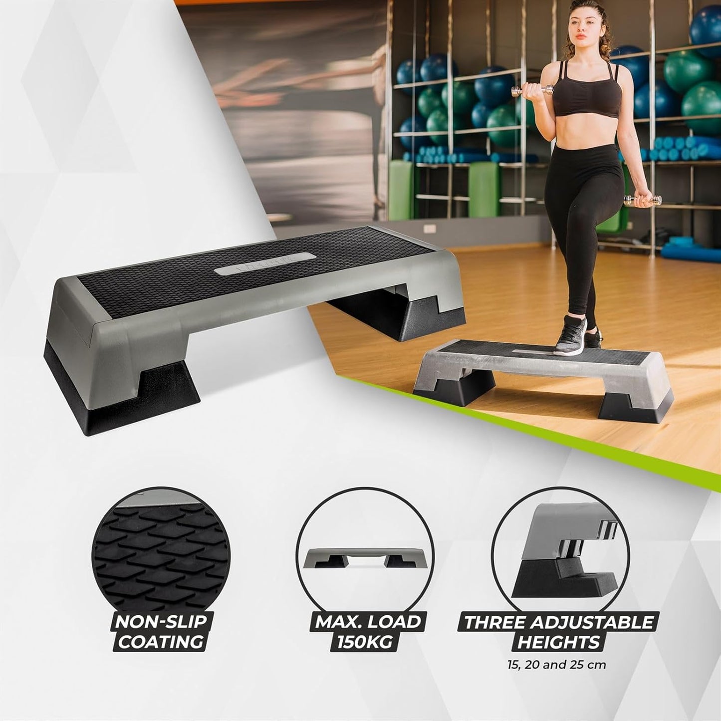Aerobic Stepper, Professioneller Verstellbarer