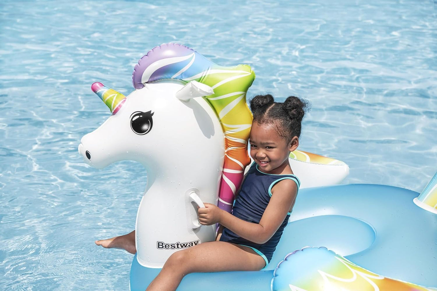 Aufblasbares Fantasy Einhorn Schwimmtier, Mehrfarbig