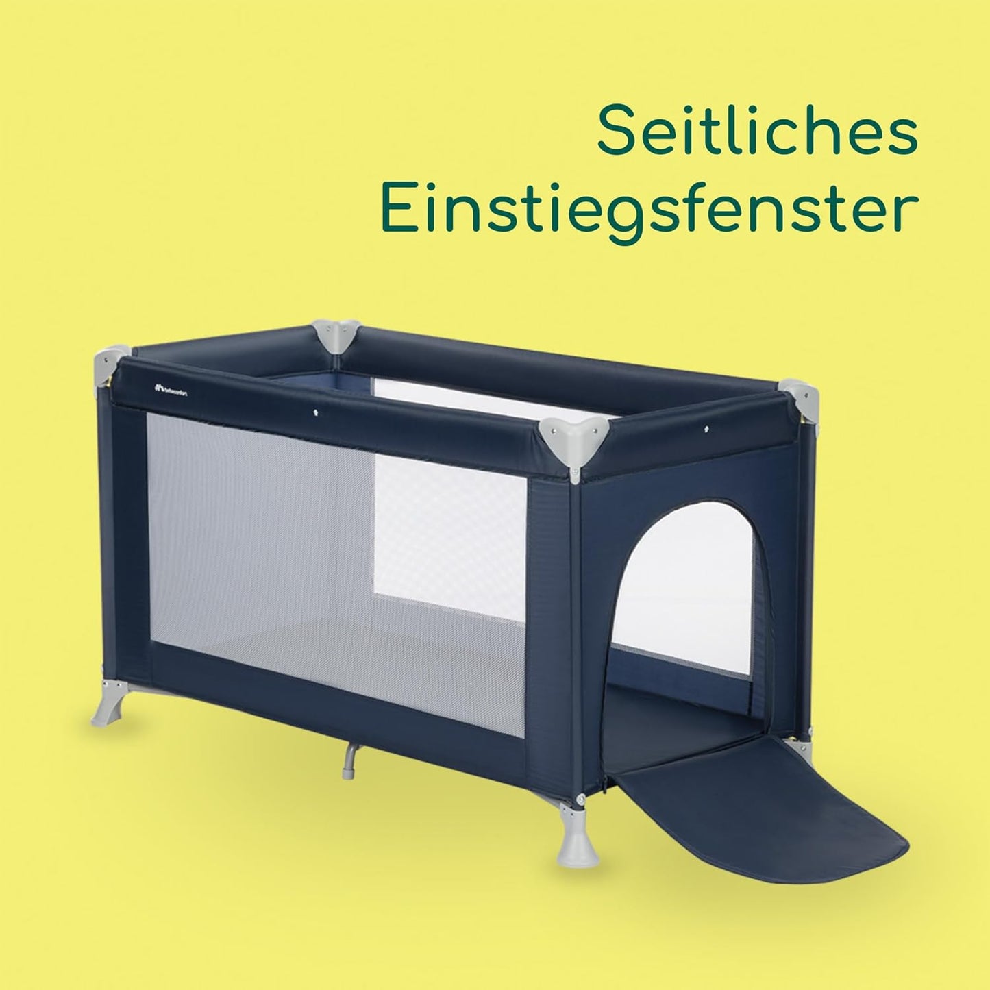 Sweet Dreams Baby Reisebett, kompakt klappbar, Sweet Dreams Navy Blue