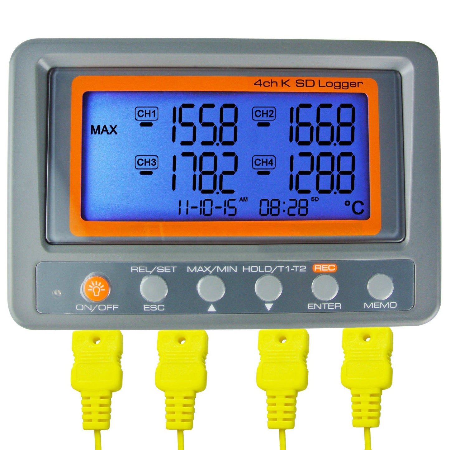 4-Kanal Temperaturrekorder mit Thermoelementen, Main Unit A0188598, Main Unit A0188598