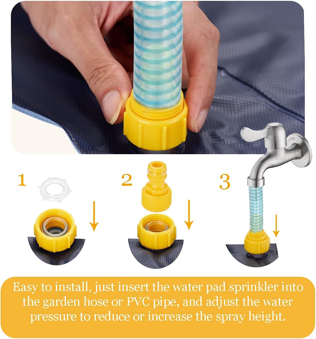 Sprinkler Spielmatte für Kinder und Haustiere