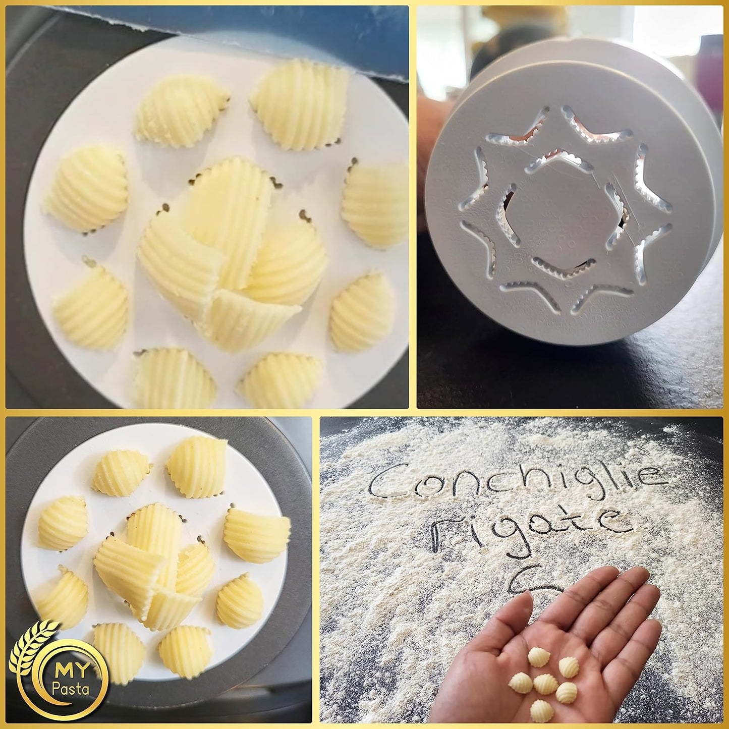 Formaufsatz für Philips Nudelmaschine, Conchiglie Rigate S