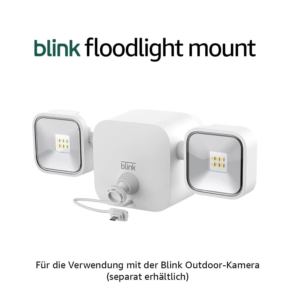 Flutlicht-Halterung für Outdoor-Kamera, Weiss Nur Flutlicht-Halterung