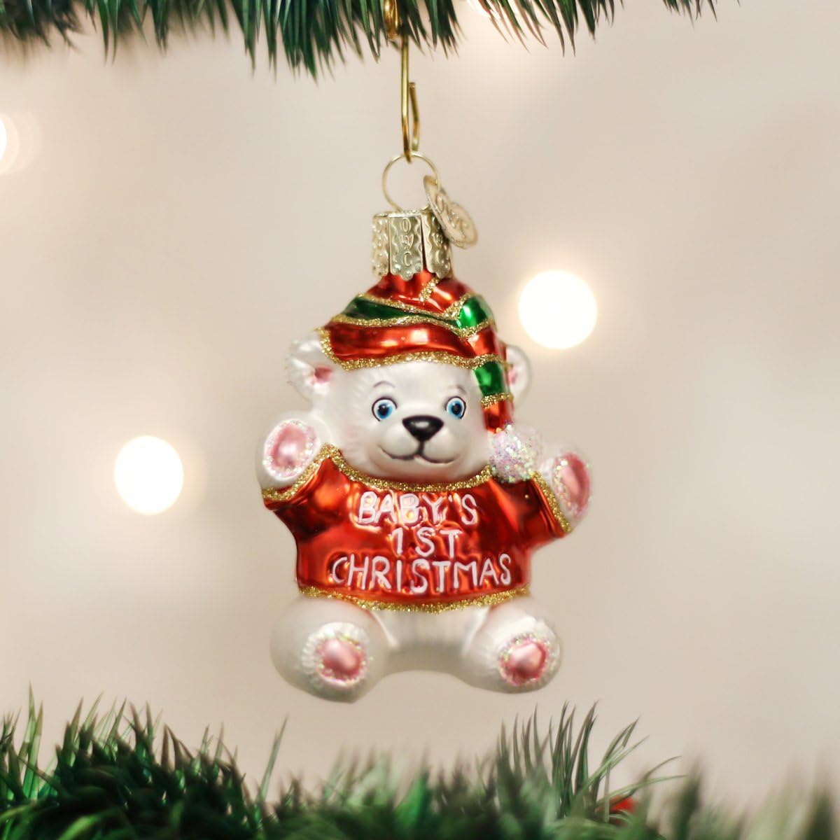 Bären Weihnachtsbaum-Ornament, Baby's 1