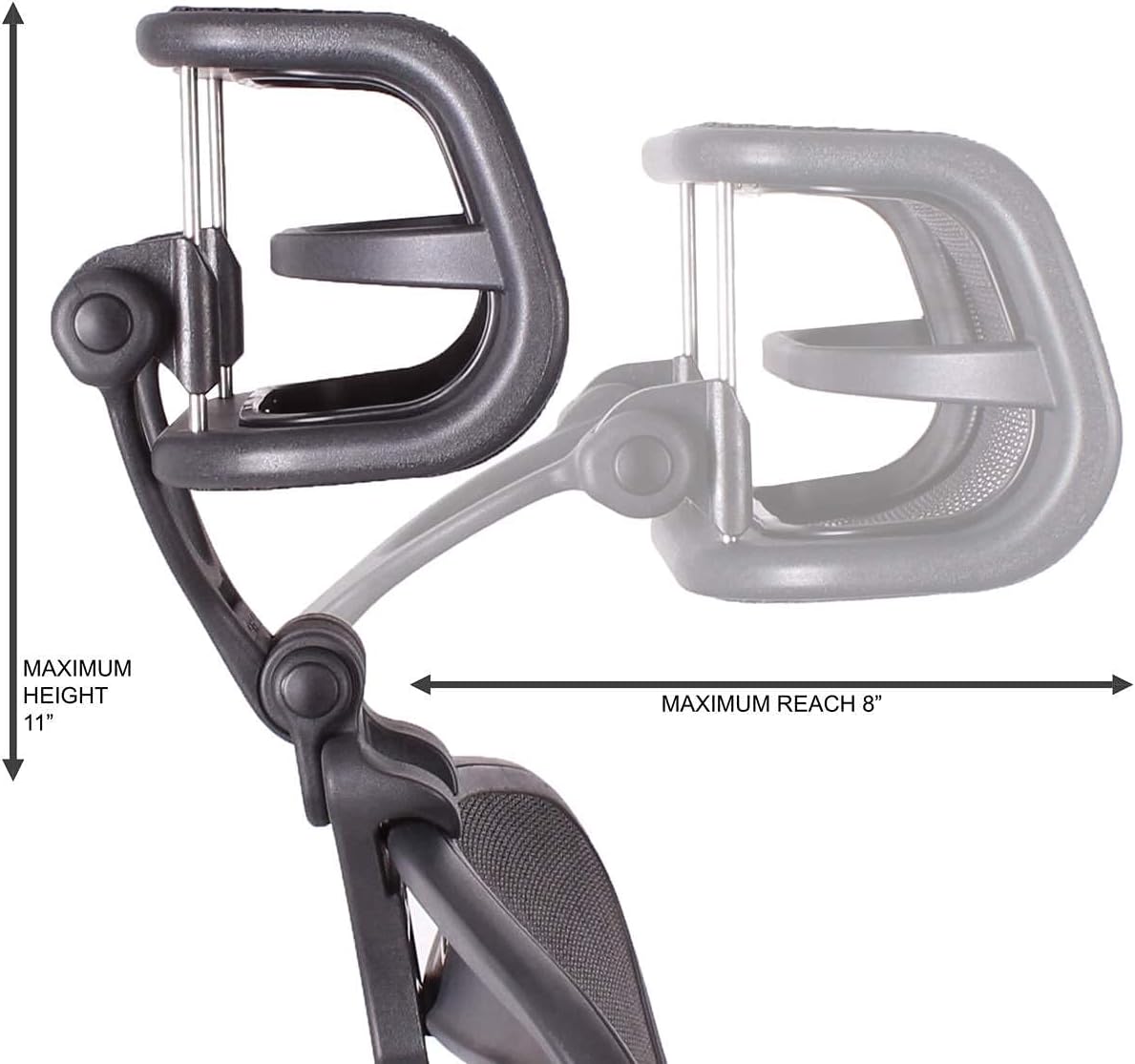 Kopfstütze für Aeron Stuhl (H4), h4 für klassische Schwarz