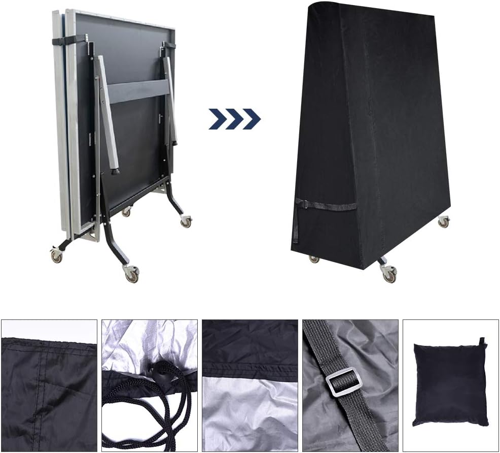 Wasserdichte Tischtennisplatten Abdeckung (185 × 70 × 165 cm)