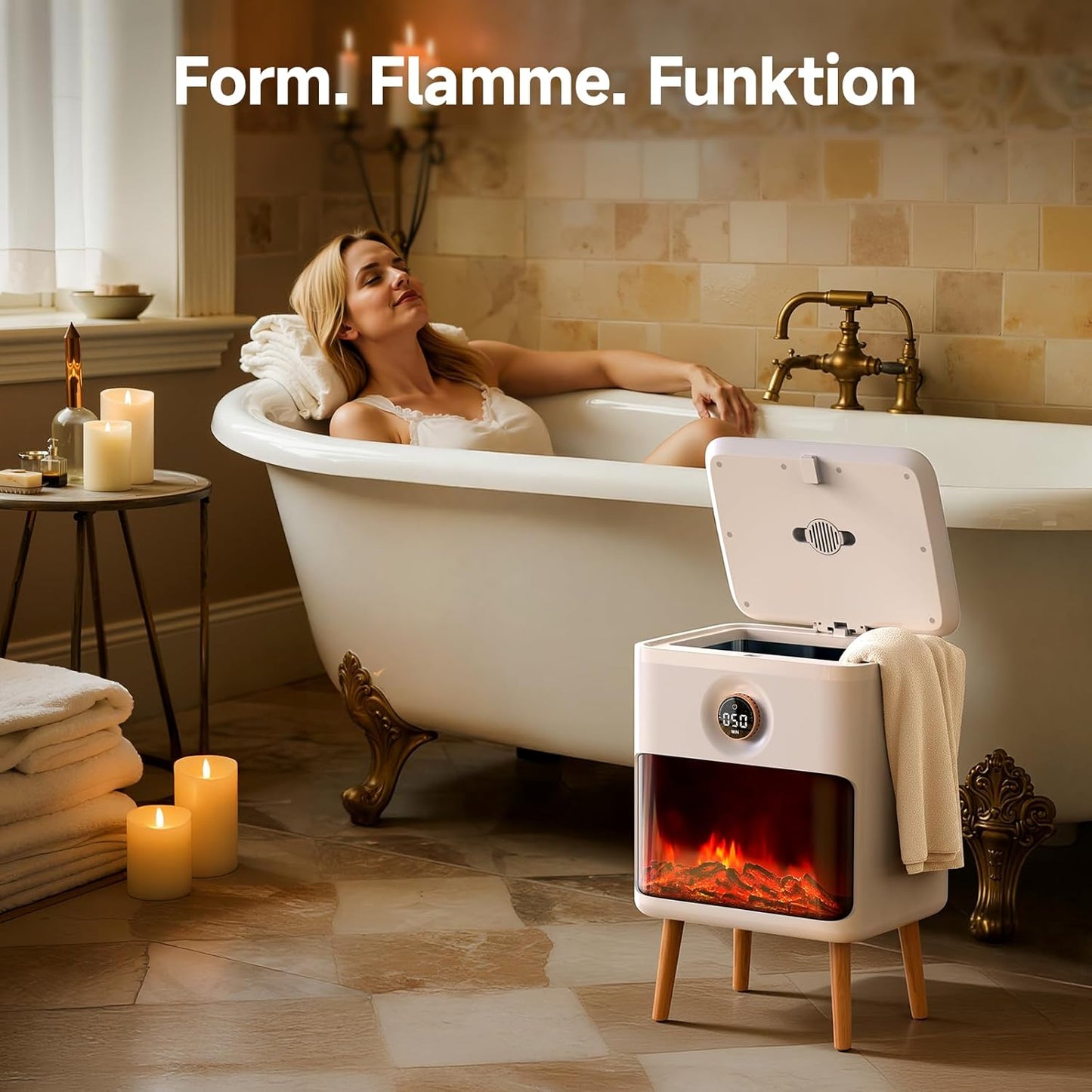 Handtuchwärmer mit Timer & LED Countdown (23L)