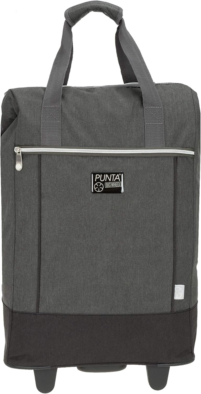 Big Wheel Einkaufsroller mit Thermotasche, Two Tone Dunkelgrau 1700