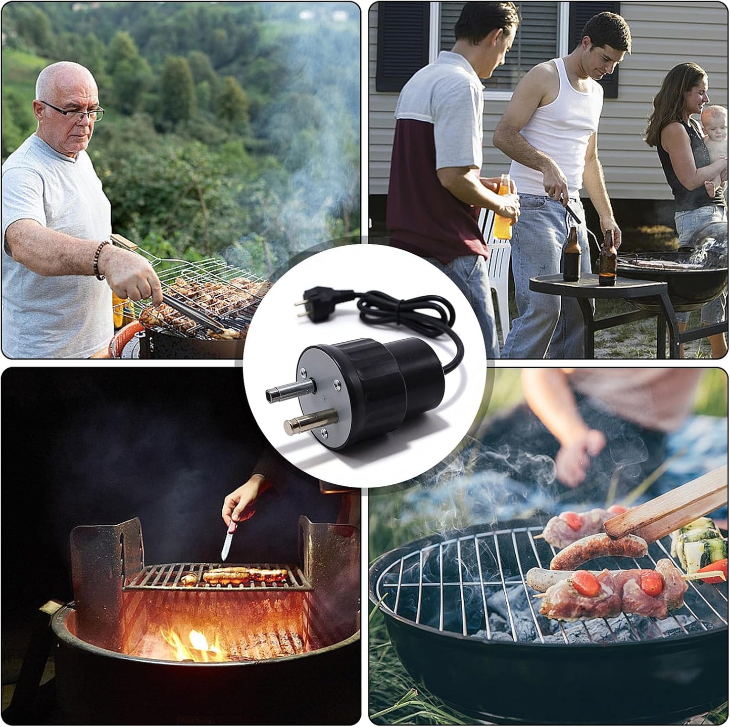 Grillmotor für Drehspiess und Rotisserie