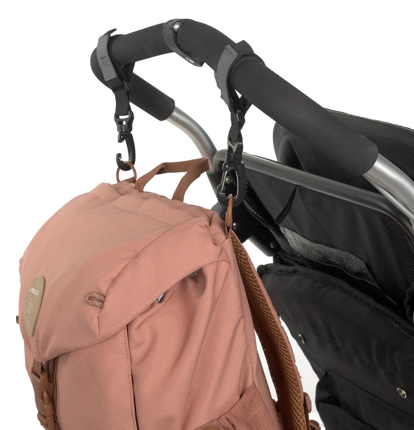 Baby Wickelrucksack mit Zubehör, wasserabweisend, Rust