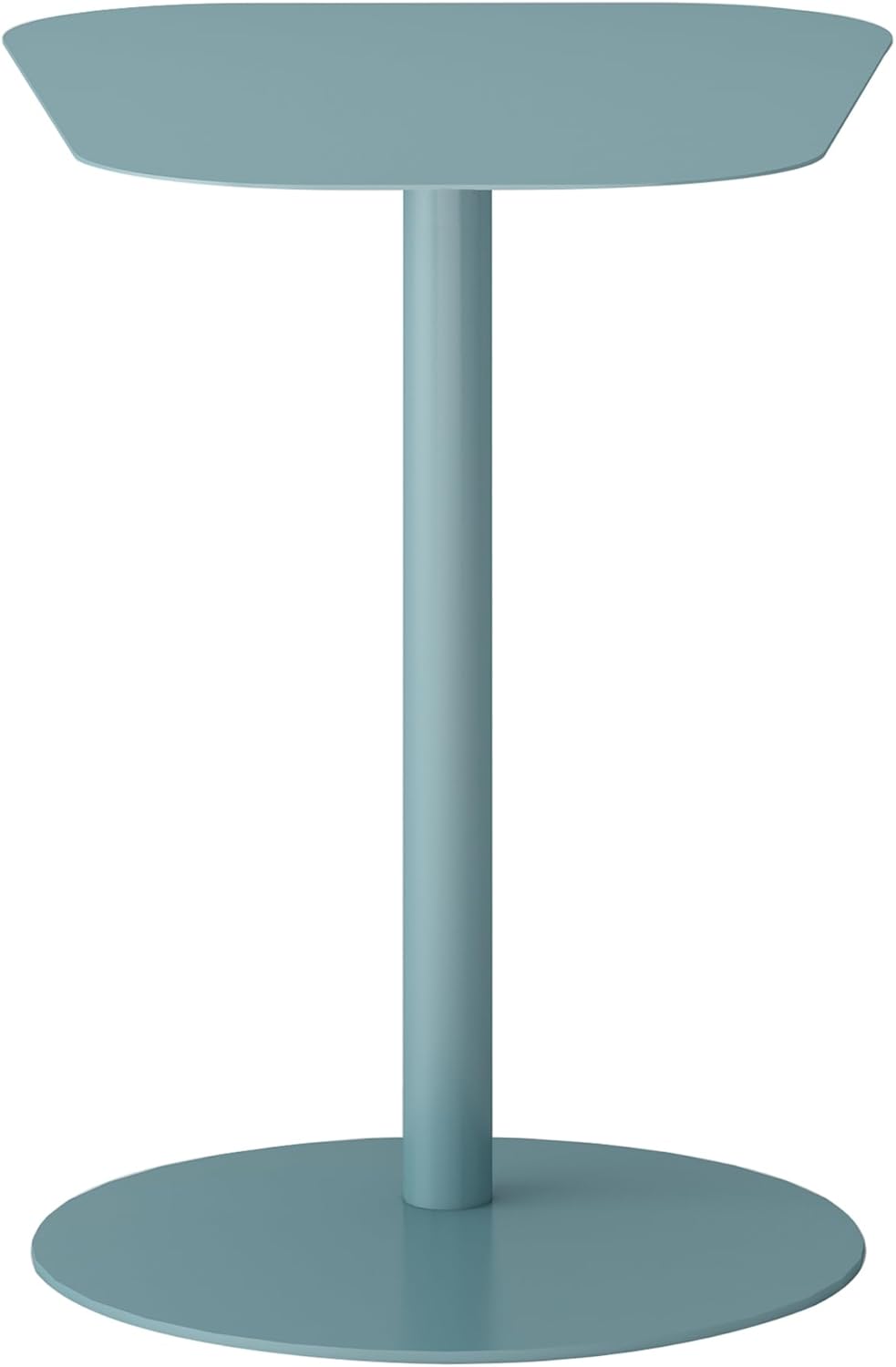Beistelltisch Nastätten, Blau, Matt