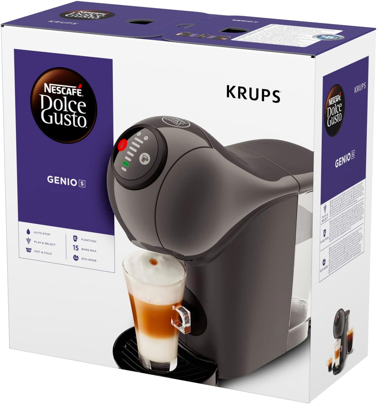 Kaffeekapselmaschine Genio S, Kaffeekapselmaschine KP243B Anthrazit