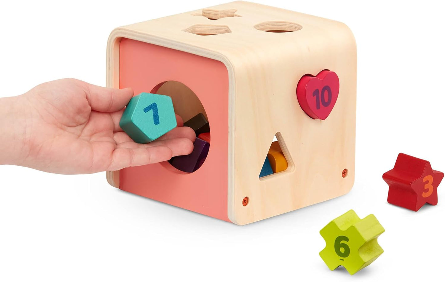 Zählen & Sortieren Lernwürfel, Formensortierspiel