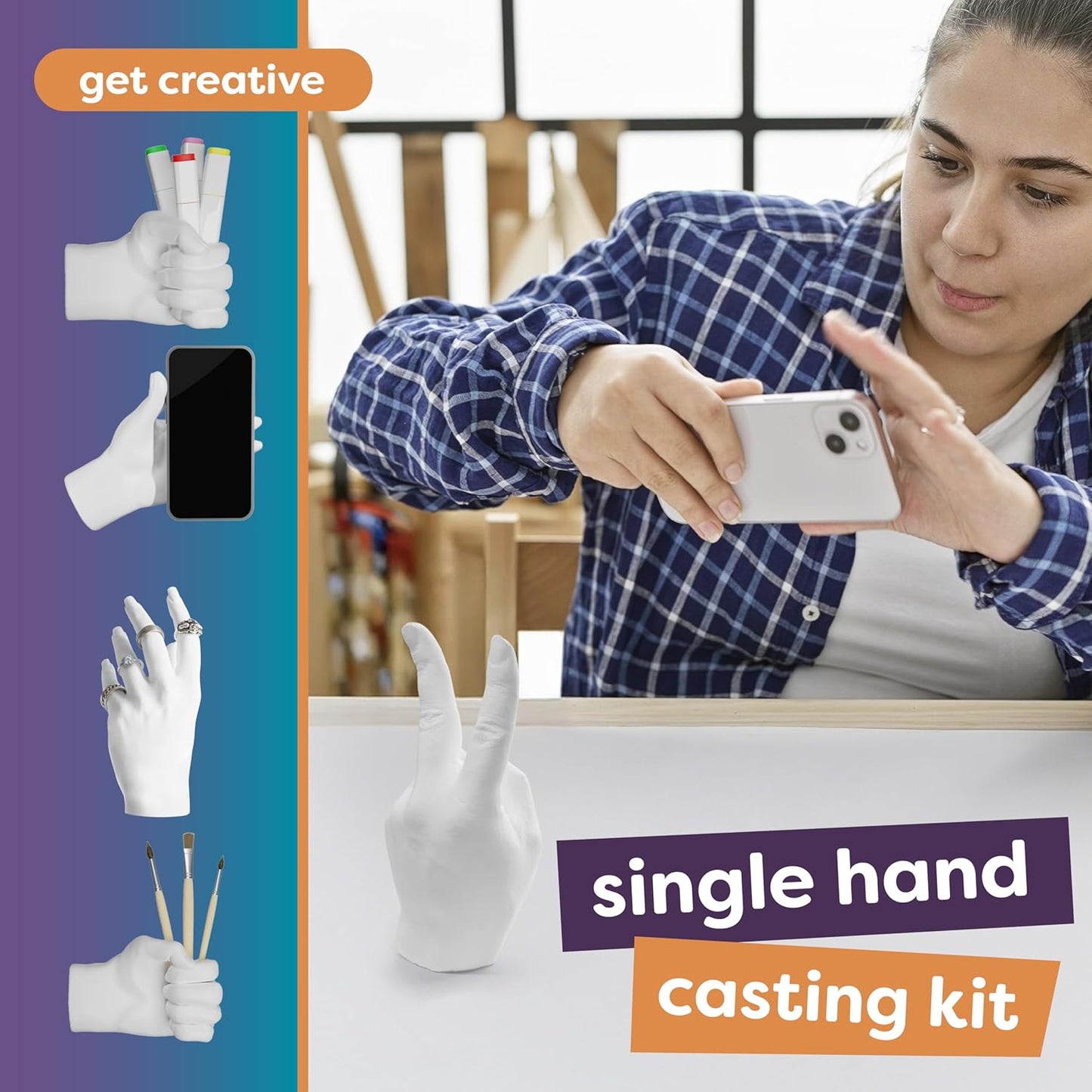 3D Hand-Guss-Kit für personalisierte Andenken, Einzeln