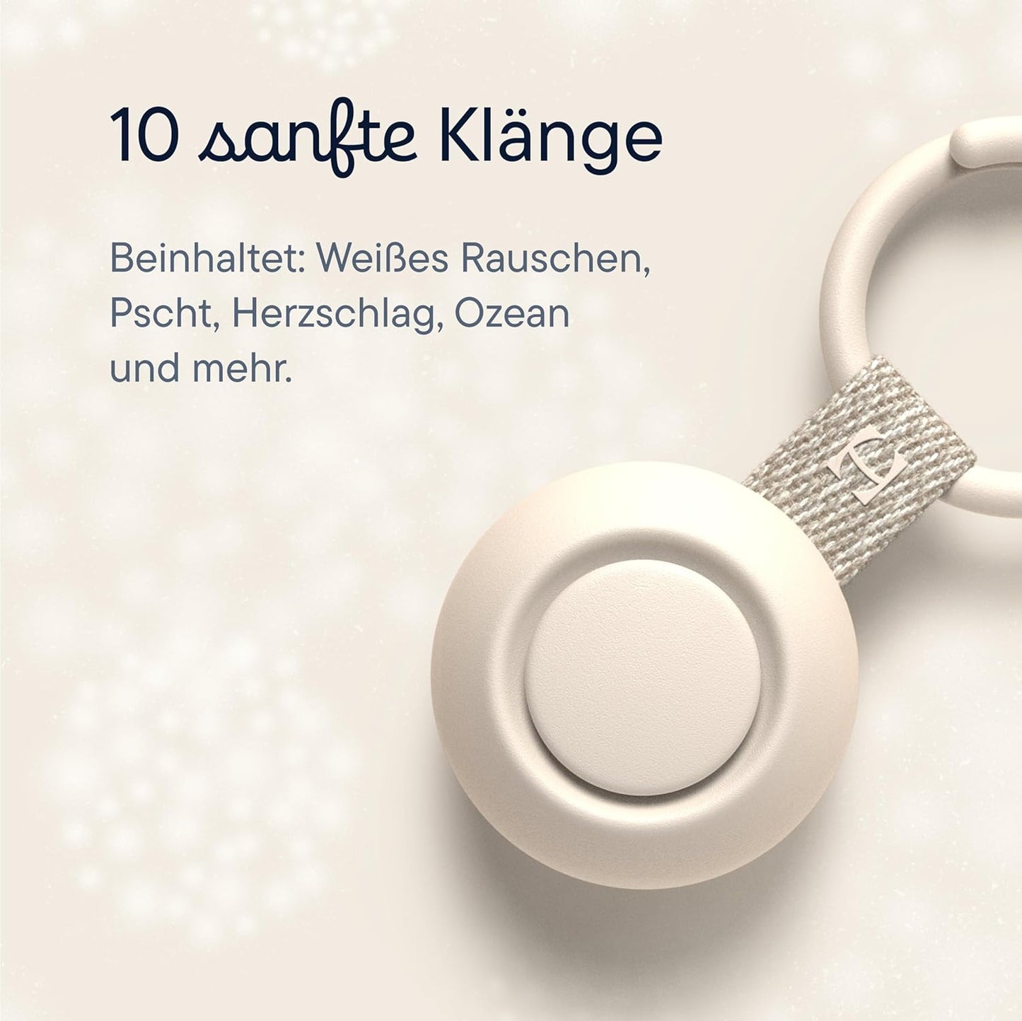 Tragbare Soundmaschine mit 10 Geräusche, Putty