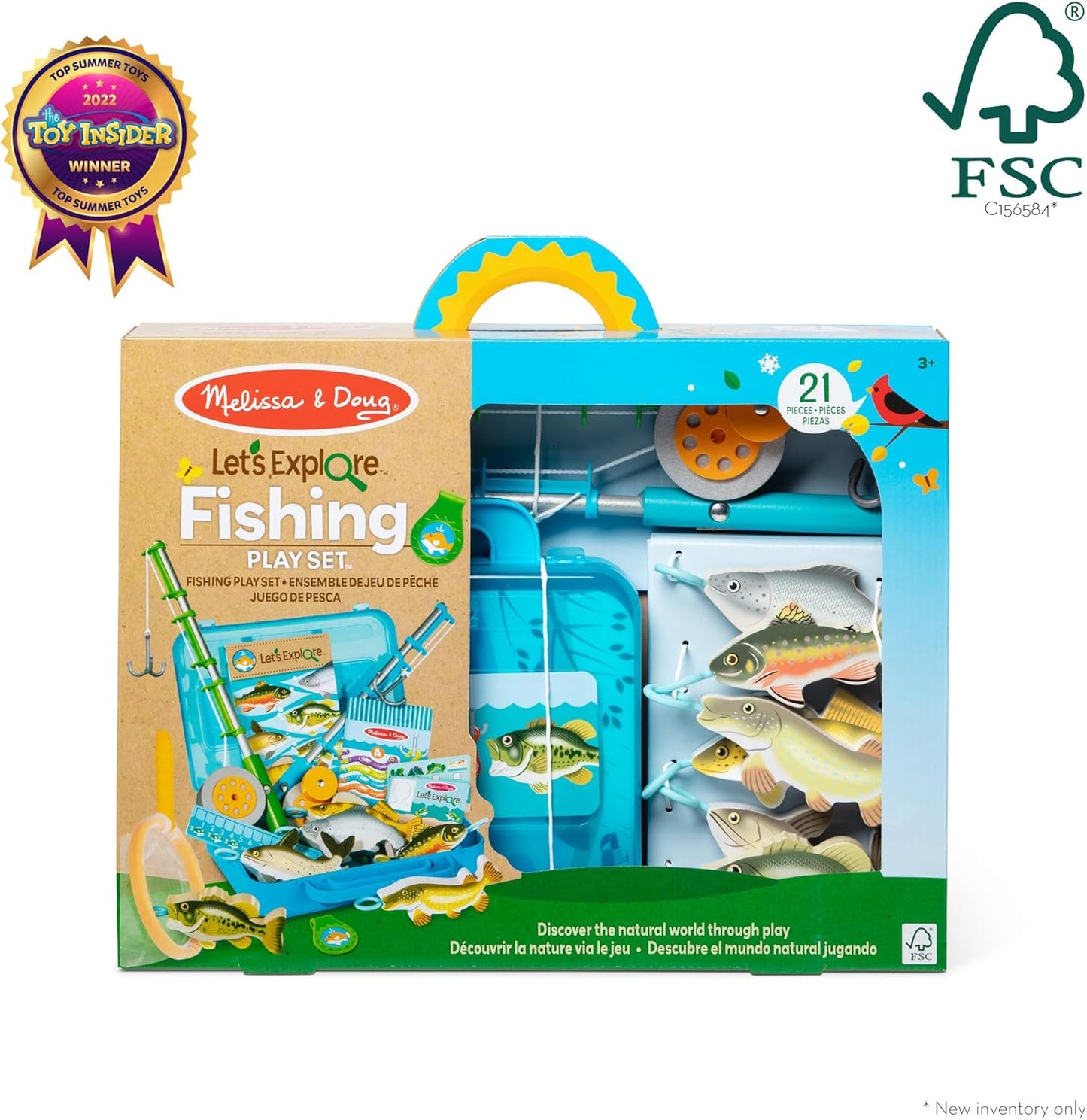 Let's Explore! Spielzeug-Angelset, Fishing set