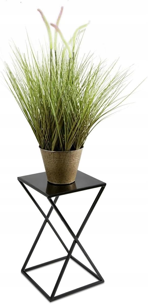Blumenständer im Loft-Stil, schwarz 40 cm