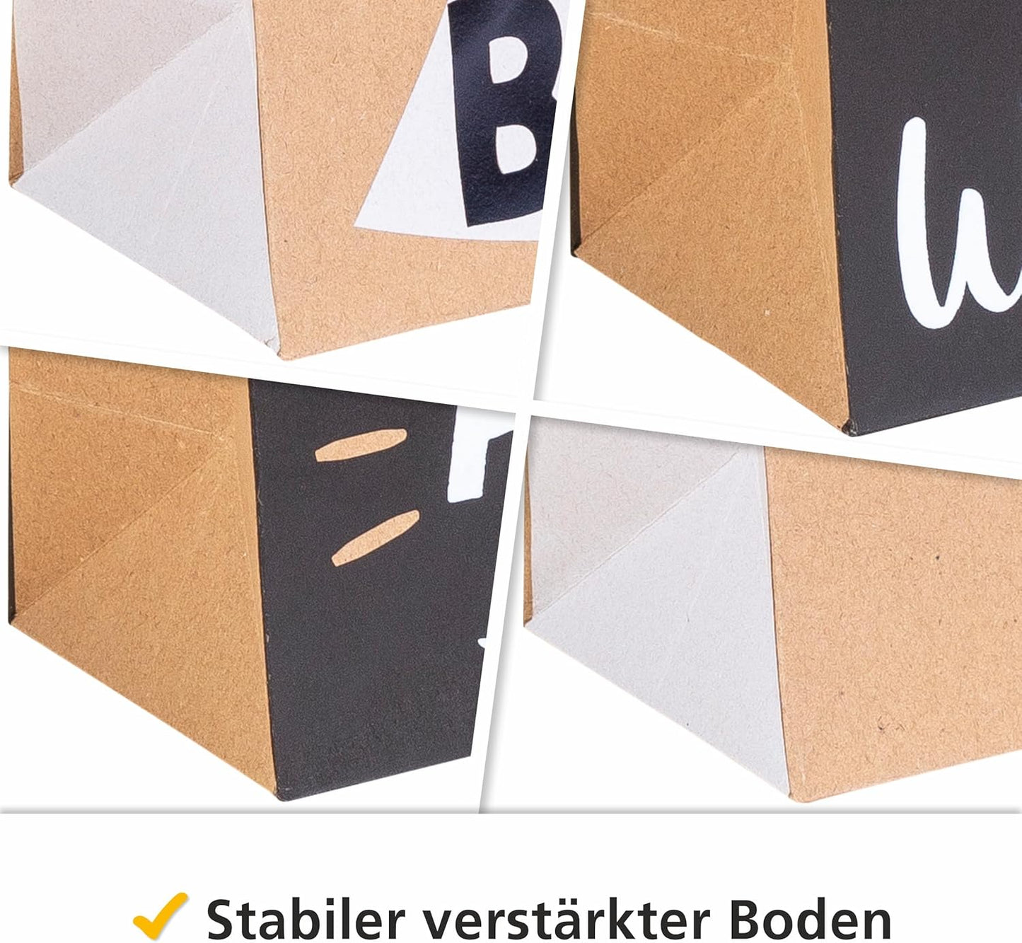 Weihnachts-Flaschentaschen-Set mit 4 Motiven, 1 stück (24er Pack) Nature X-Mas