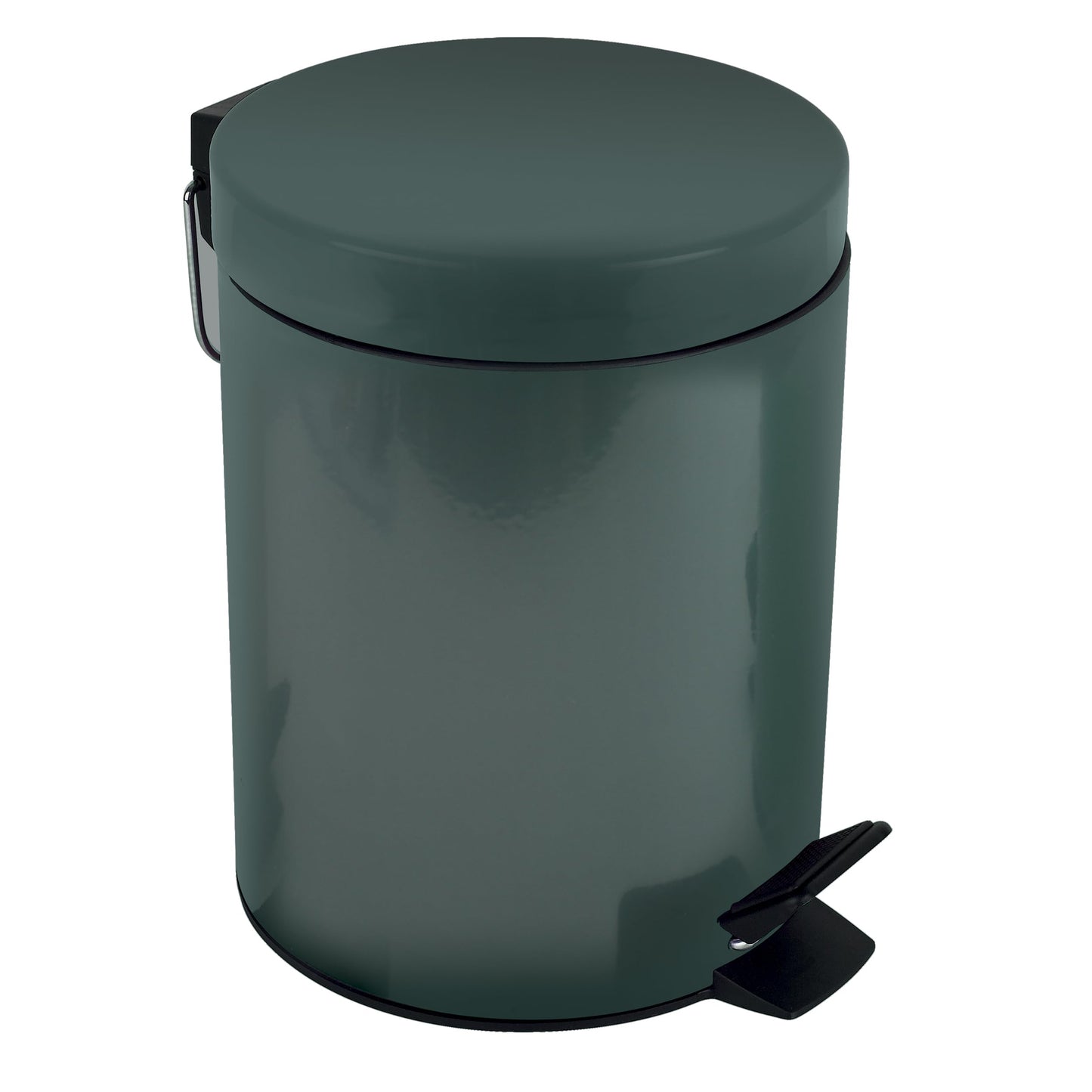 Treteimer Sydney mit Inneneimer, 17 cm x 17 cm x 24.5 cm Verde Scuro