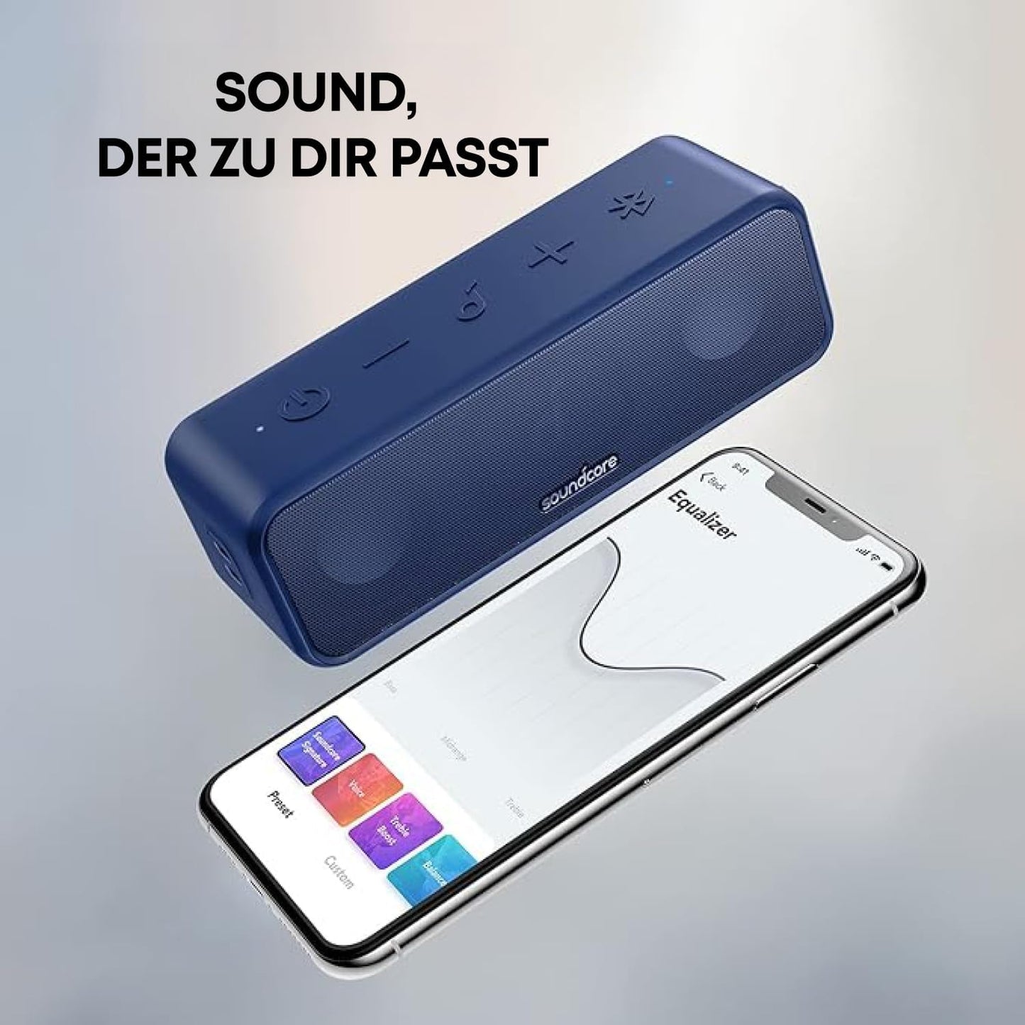Bluetooth Lautsprecher, blue