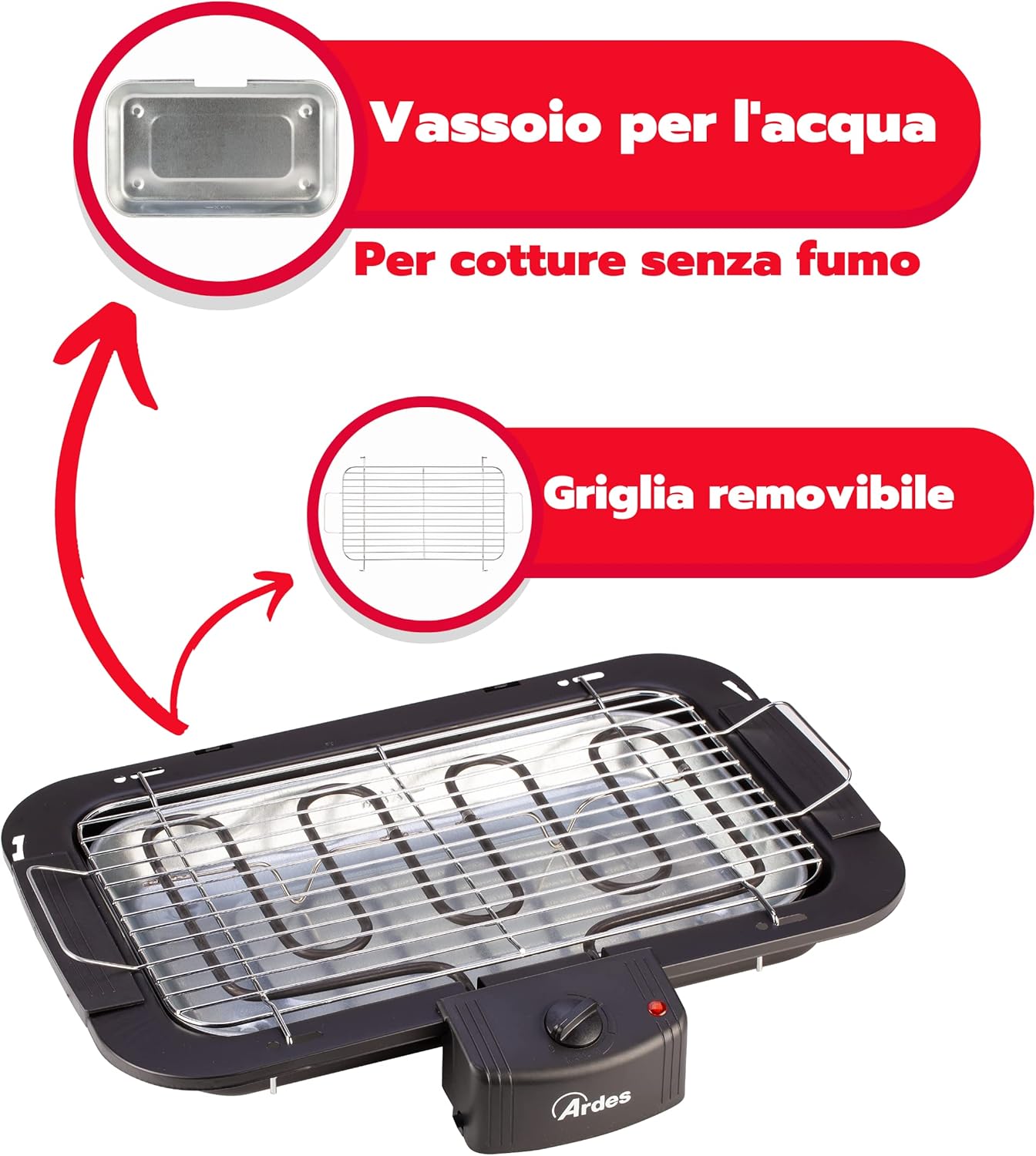 Elektrogrill AR1B01, ElektroGrill 2200W