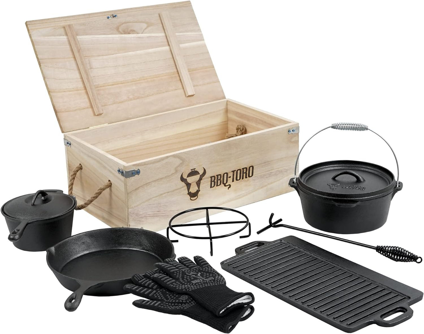 8-teiliges Dutch Oven Set, 8-teilig