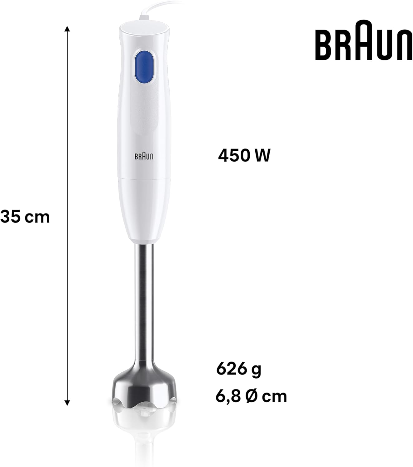 Stabmixer MultiQuick 1 MQ 10.202M mit Zubehör-Set, MQ 10.202M