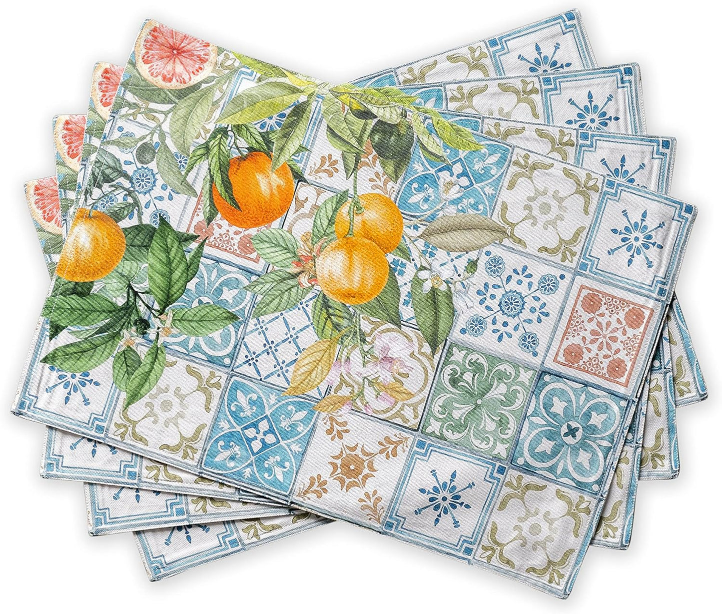 4-teiliges Tischset, 33cm x 48cm Agrume