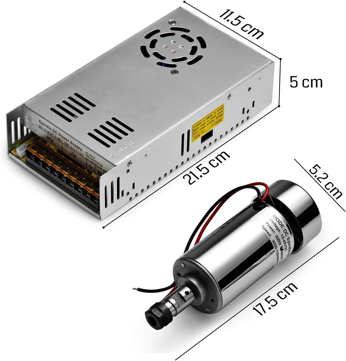 DC-Spindelmotor, 300 W Spindel
