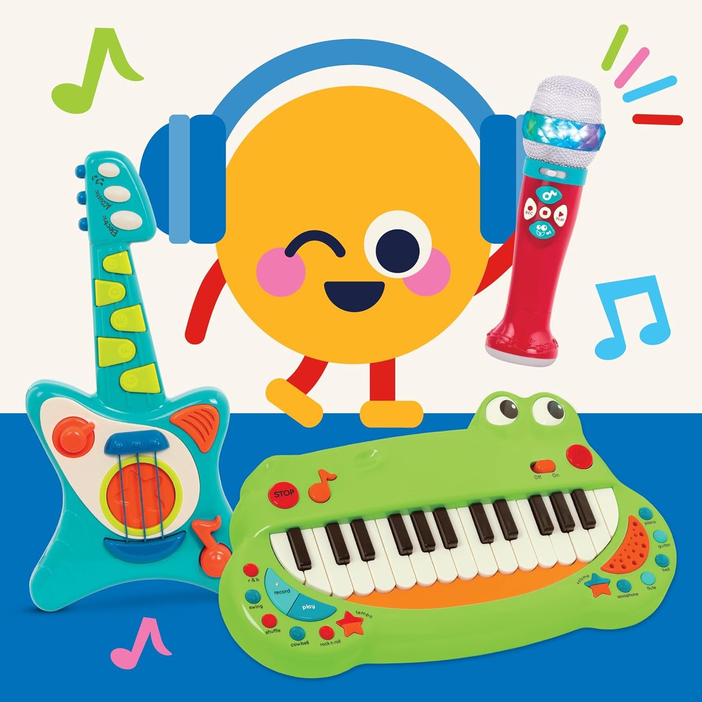 Krokodil Keyboard mit Instrumenten-Sounds, Keyboard