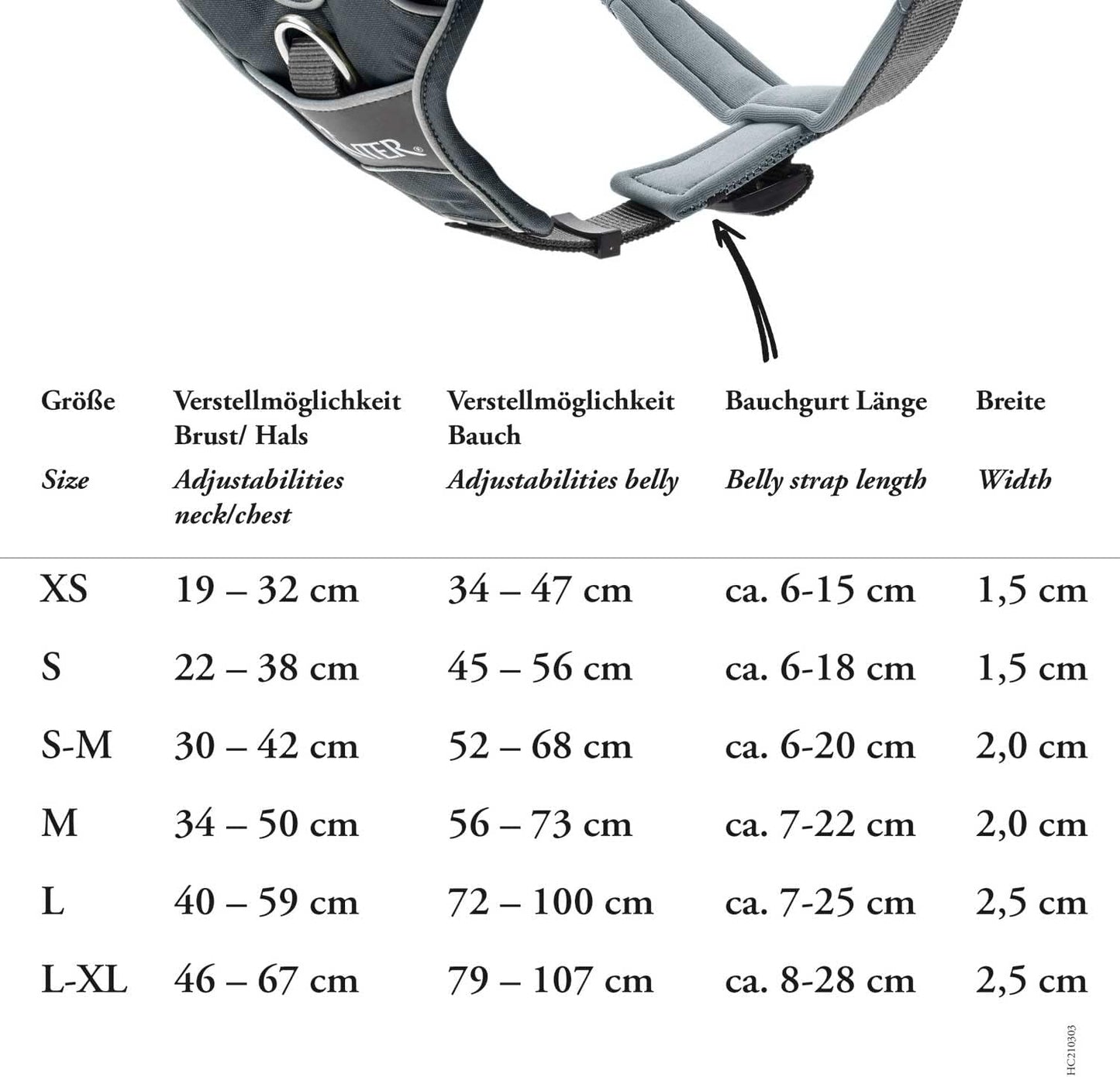 Geschirr Divo, 56 - 73 cm, grün/grau