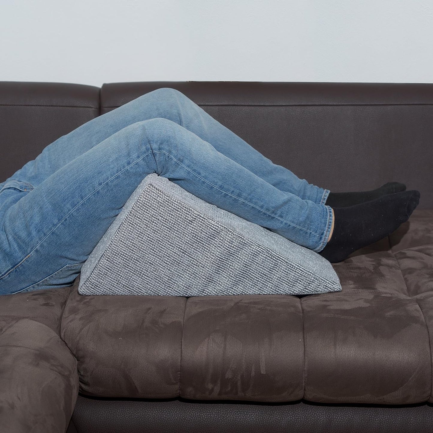 XL Keilkissen für Bett & Couch, Schwarzweiß